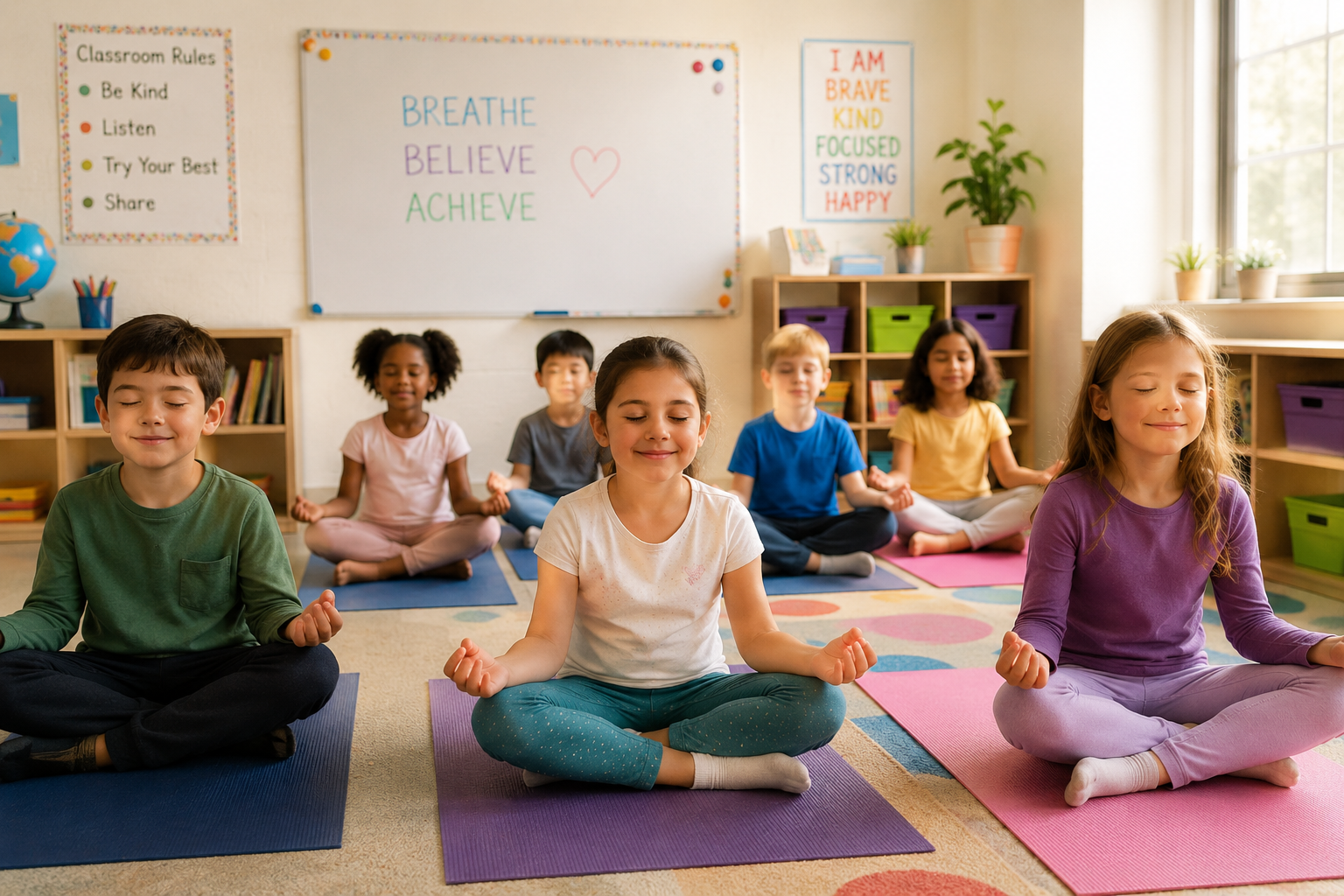 A calm and supportive learning environment